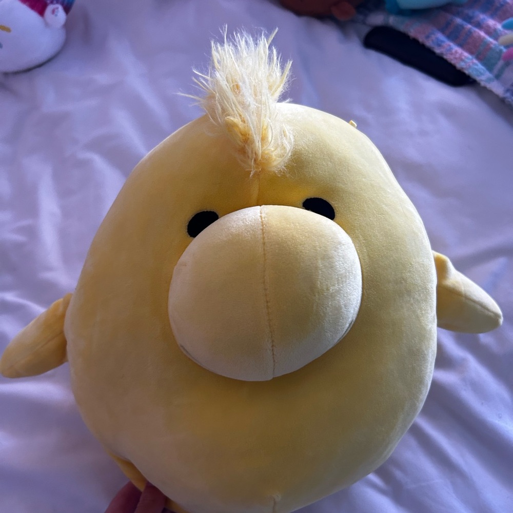 Peanuts Yellow Squishmallow Plush Toy